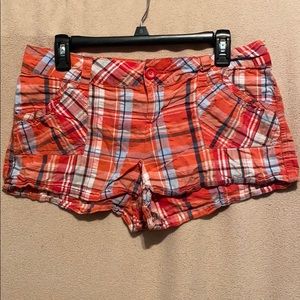 Plaid shorts